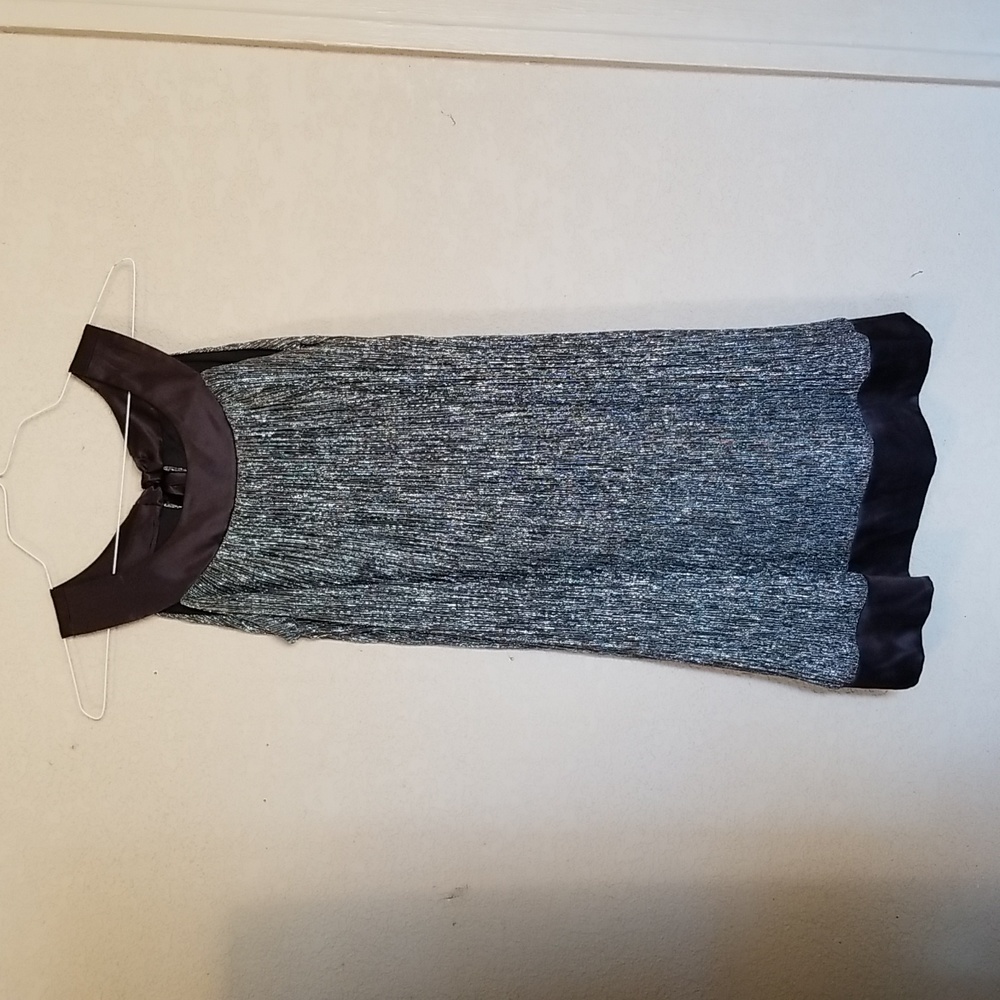 Shiny Black and Silver 6p dress